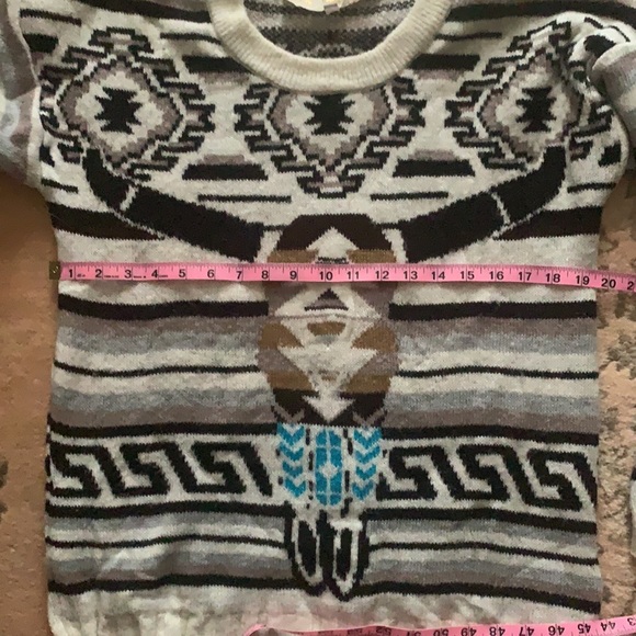 Jen’s pirate booty sitting bull/ cow skull sweater - Picture 5 of 10